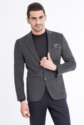 Erkek Giyim - Orta füme 50 Beden Blazer Ceket