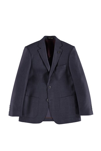 Erkek Giyim - Klasik Kuşgözü Yünlü Ceket