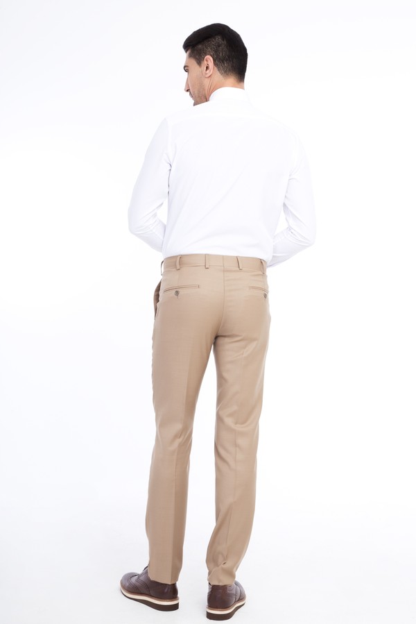 Slim Fit Yünlü Klasik Pantolon