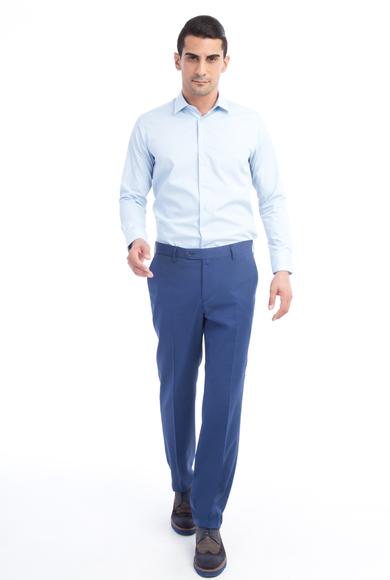 Erkek Giyim - MAVİ 66 Beden Yünlü Klasik Pantolon