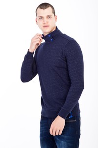 Erkek Giyim - Bato Yaka Slim Fit Sweatshirt