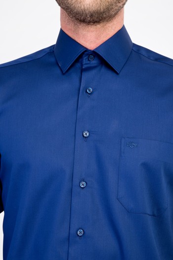 Erkek Giyim - Uzun Kol Non Iron Klasik Saten Gömlek