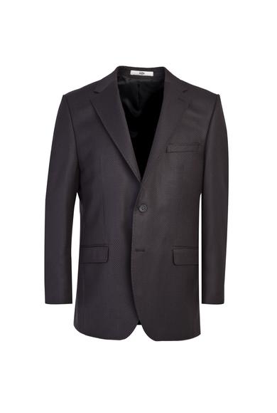 Erkek Giyim - SİYAH 50 Beden Klasik Kuşgözü Ceket