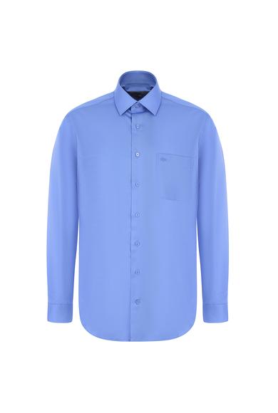Erkek Giyim - AQUA MAVİSİ 4X Beden Uzun Kol Non Iron Klasik Gömlek