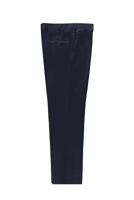 Erkek Giyim - ORTA LACİVERT 54 Beden Yünlü Klasik Pantolon