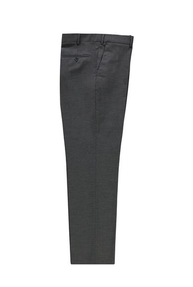 Erkek Giyim - ORTA GRİ 54 Beden Yünlü Klasik Pantolon