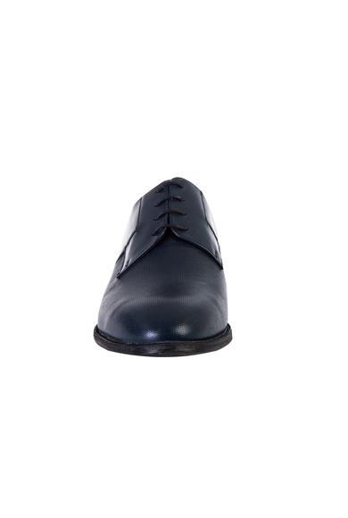 Erkek Giyim - KOYU LACİVERT 40 Beden Bağcıklı Klasik Ayakkabı