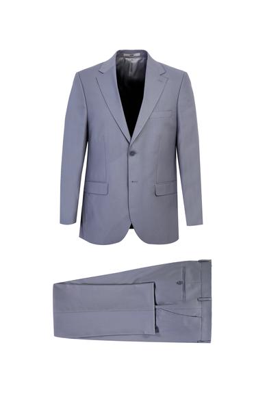 Erkek Giyim - AÇIK GRİ 52 Beden Klasik Takım Elbise