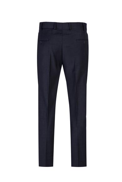 Erkek Giyim - KOYU FÜME 50 Beden Klasik Yünlü Pantolon