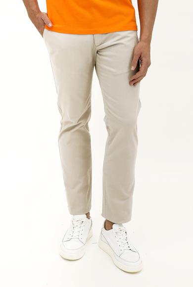 Erkek Giyim - AÇIK BEJ 48 Beden Slim Fit Spor Pantolon