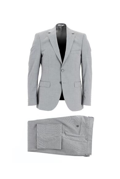 Erkek Giyim - ORTA GRİ 54 Beden Klasik Takım Elbise