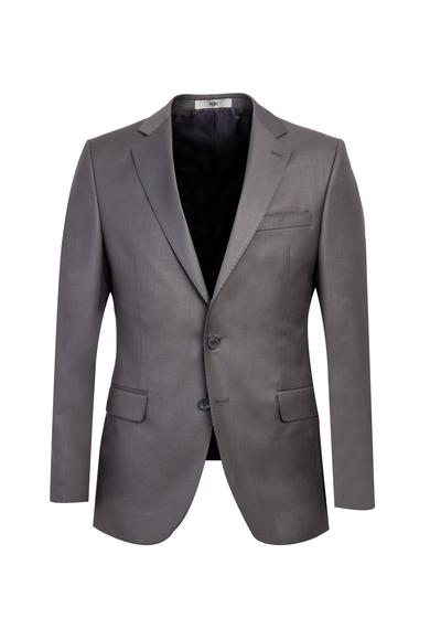 Erkek Giyim - ORTA GRİ 50 Beden Klasik Takım Elbise