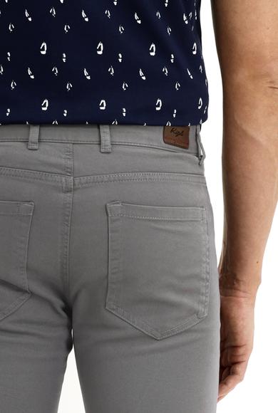 Erkek Giyim - ORTA FÜME 48 Beden Slim Fit Spor Pantolon