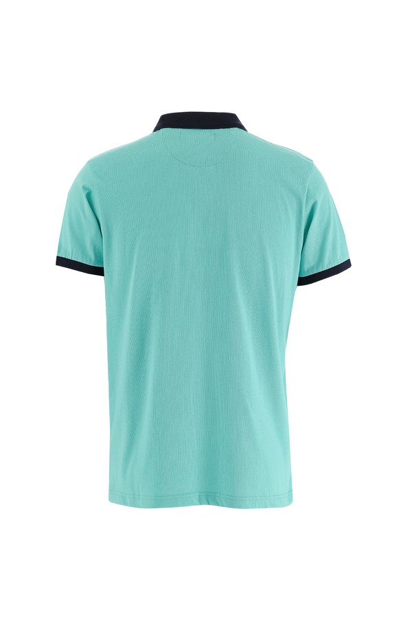 Polo Yaka Slim Fit Desenli Tişört