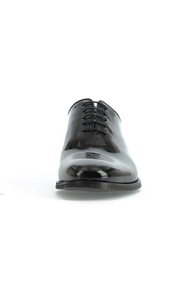 Erkek Giyim - SİYAH 44 Beden Bağcıklı Klasik Rugan Ayakkabı