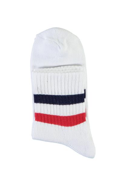 Erkek Giyim - BEYAZ -2 40-44 Beden Spor Soket Çorap