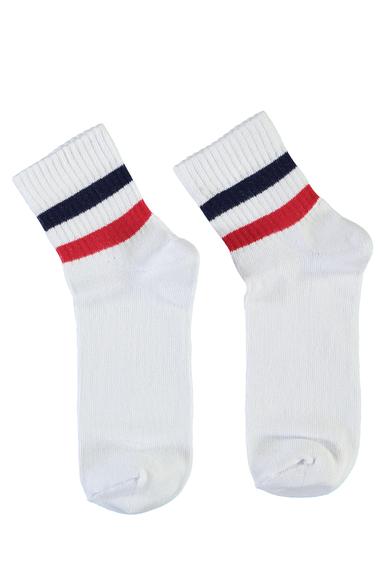 Erkek Giyim - BEYAZ -2 40-44 Beden Spor Soket Çorap