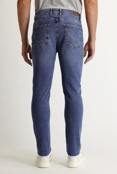 Erkek Giyim - AÇIK MAVİ 52 Beden Slim Fit Denim Pantolon