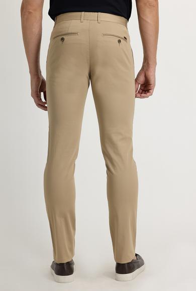 Erkek Giyim - CAMEL 48 Beden Slim Fit Saten Spor Pantolon