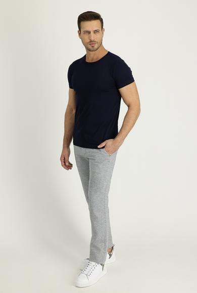Erkek Giyim - AÇIK MAVİ 48 Beden Spor Bağcıklı Pantolon