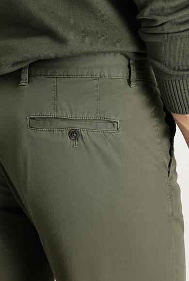 Erkek Giyim - ORTA HAKİ 52 Beden Slim Fit Spor Pantolon