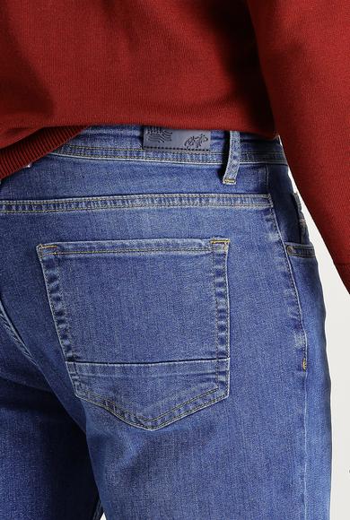 Erkek Giyim - KOYU MAVİ 62 Beden Denim Pantolon