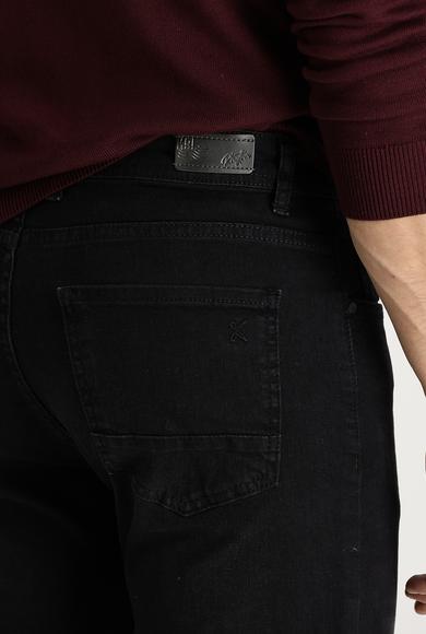 Erkek Giyim - SİYAH 56 Beden Slim Fit Denim Pantolon