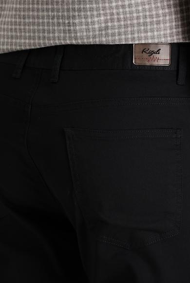 Erkek Giyim - SİYAH 54 Beden Regular Fit Kanvas / Chino Pantolon