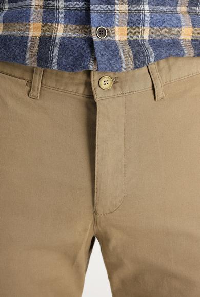 Erkek Giyim - AÇIK KAHVE 56 Beden Slim Fit Spor Pantolon