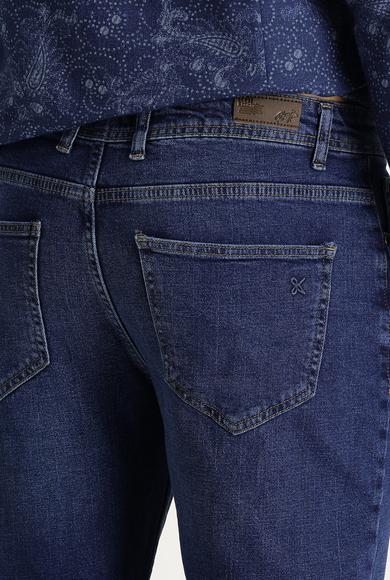 Erkek Giyim - MAVİ 38 Beden Süper Slim Fit Denim Pantolon