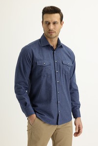 Erkek Giyim - Uzun Kol Regular Fit Oduncu Spor Gömlek