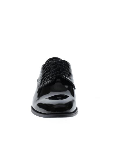 Erkek Giyim - SİYAH 42 Beden Klasik Rugan Deri Ayakkabı