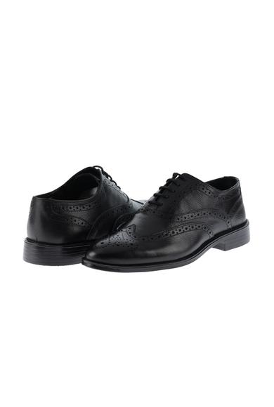 Erkek Giyim - SİYAH 45 Beden Bağcıklı Klasik Ayakkabı