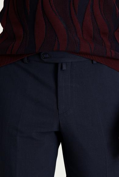 Erkek Giyim - KOYU LACİVERT 48 Beden Klasik Pantolon