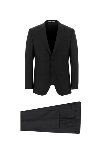 Erkek Giyim - Slim Fit Ekose Takım Elbise