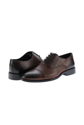 Erkek Giyim - TABA 45 Beden Bağcıklı Klasik Deri Ayakkabı