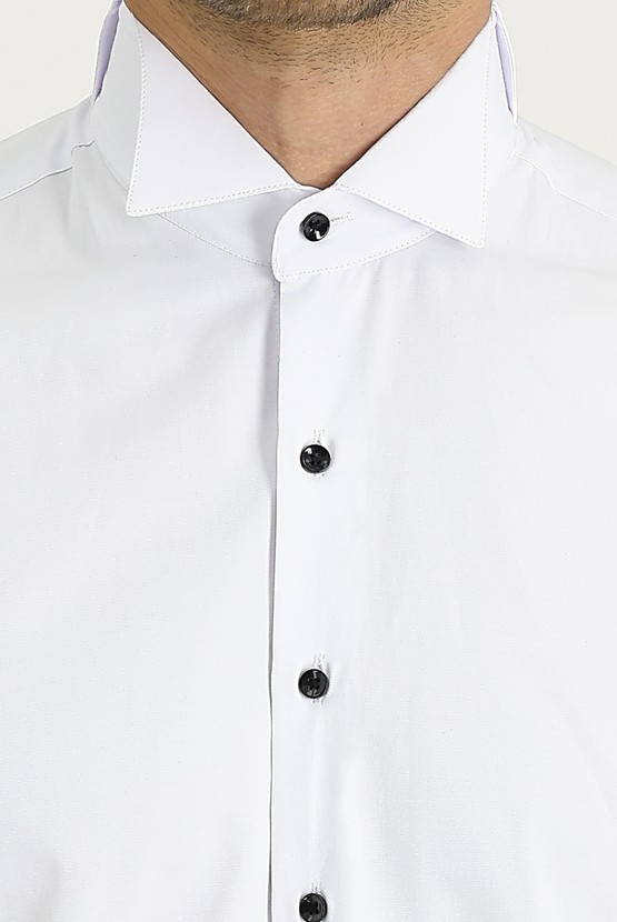 Erkek Giyim - Uzun Kol Ata Yaka Klasik Gömlek