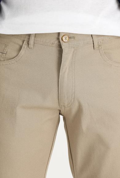 Erkek Giyim - ORTA BEJ 52 Beden Slim Fit Spor Pantolon