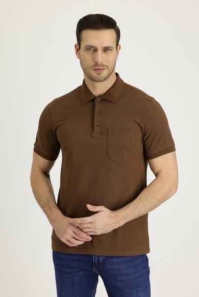 Erkek Giyim - TABA S Beden Polo Yaka Regular Fit Tişört