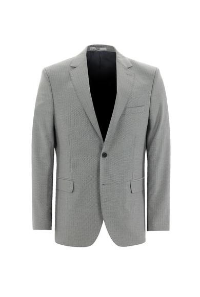 Erkek Giyim - AÇIK GRİ 50 Beden Regular Fit Çizgili Takım Elbise
