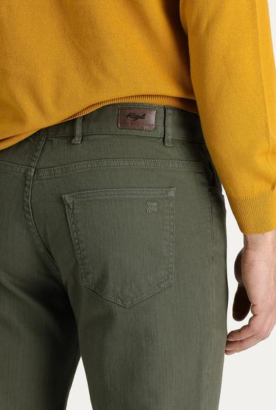 Erkek Giyim - AÇIK HAKİ 56 Beden Regular Fit Spor Pantolon