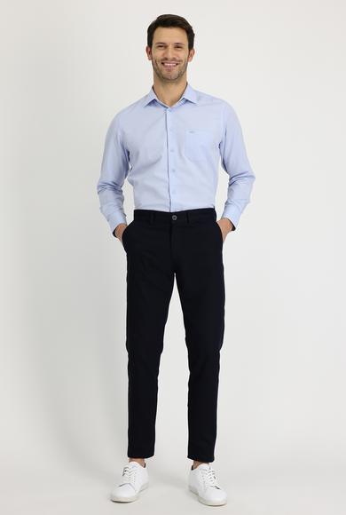 Erkek Giyim - KOYU LACİVERT 46 Beden Slim Fit Spor Pantolon