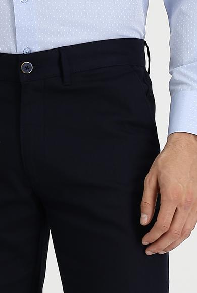 Erkek Giyim - KOYU LACİVERT 52 Beden Slim Fit Spor Pantolon
