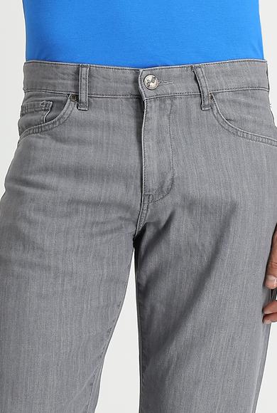 Erkek Giyim - ORTA GRİ 38 Beden Regular Fit Denim Pantolon