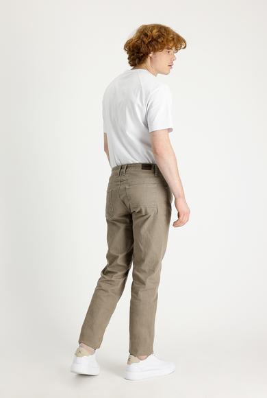 Erkek Giyim - KOYU BEJ 38 Beden Denim Pantolon