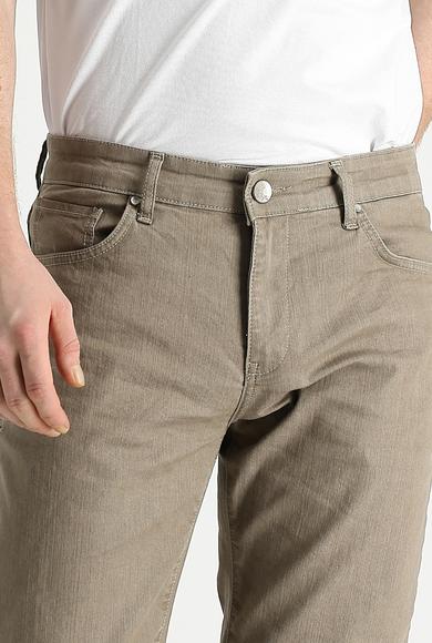 Erkek Giyim - KOYU BEJ 38 Beden Denim Pantolon