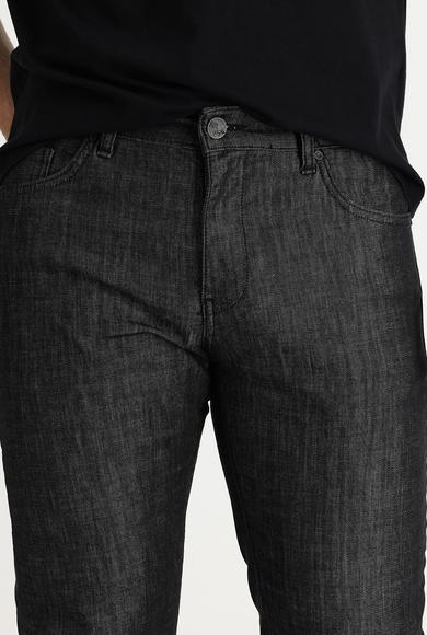 Erkek Giyim - SİYAH 38 Beden Slim Fit Denim Pantolon
