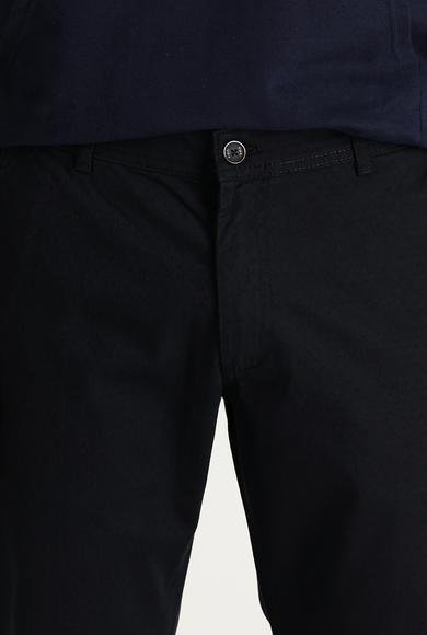 Erkek Giyim - SİYAH 56 Beden Regular Fit Desenli Spor Pantolon