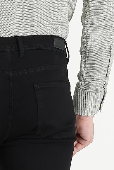 Erkek Giyim - SİYAH 50 Beden Regular Fit Denim Pantolon