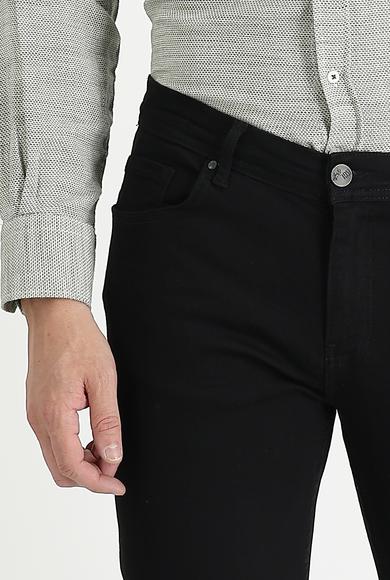 Erkek Giyim - SİYAH 50 Beden Regular Fit Denim Pantolon